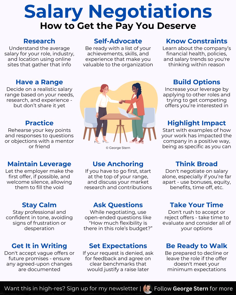 Make 19% more in 2025: 

You deserve to be paid what you're worth.

But you have to ask for it.

Studies show those who negotiate salary make 19% more.

Don't leave money on the table next year: