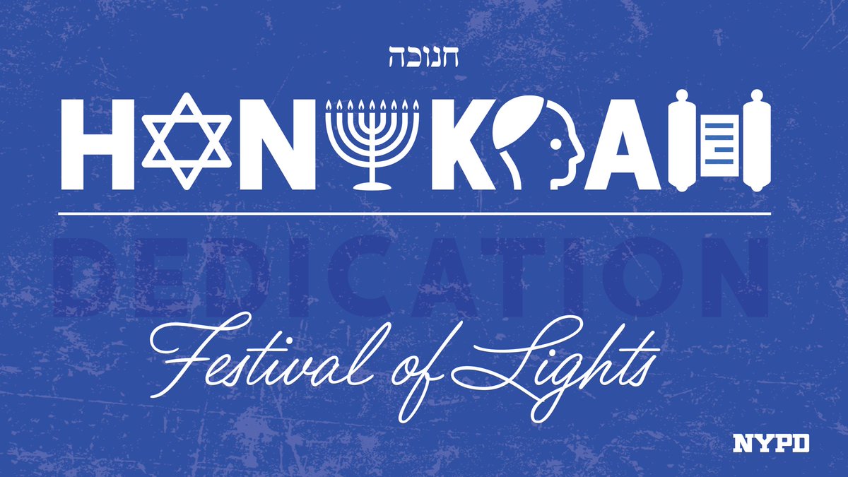 NYPD78Pct's tweet image. From the the 78th precinct happy Hanukkah to all 🕎✡️