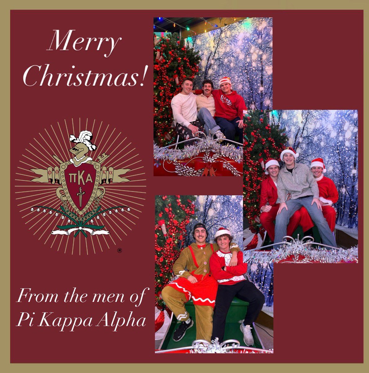 KansasPIKE's tweet photo. Wishing everyone a Merry Christmas and Happy Holidays from Beta Gamma! https://t.co/p90yGhMN8Y
