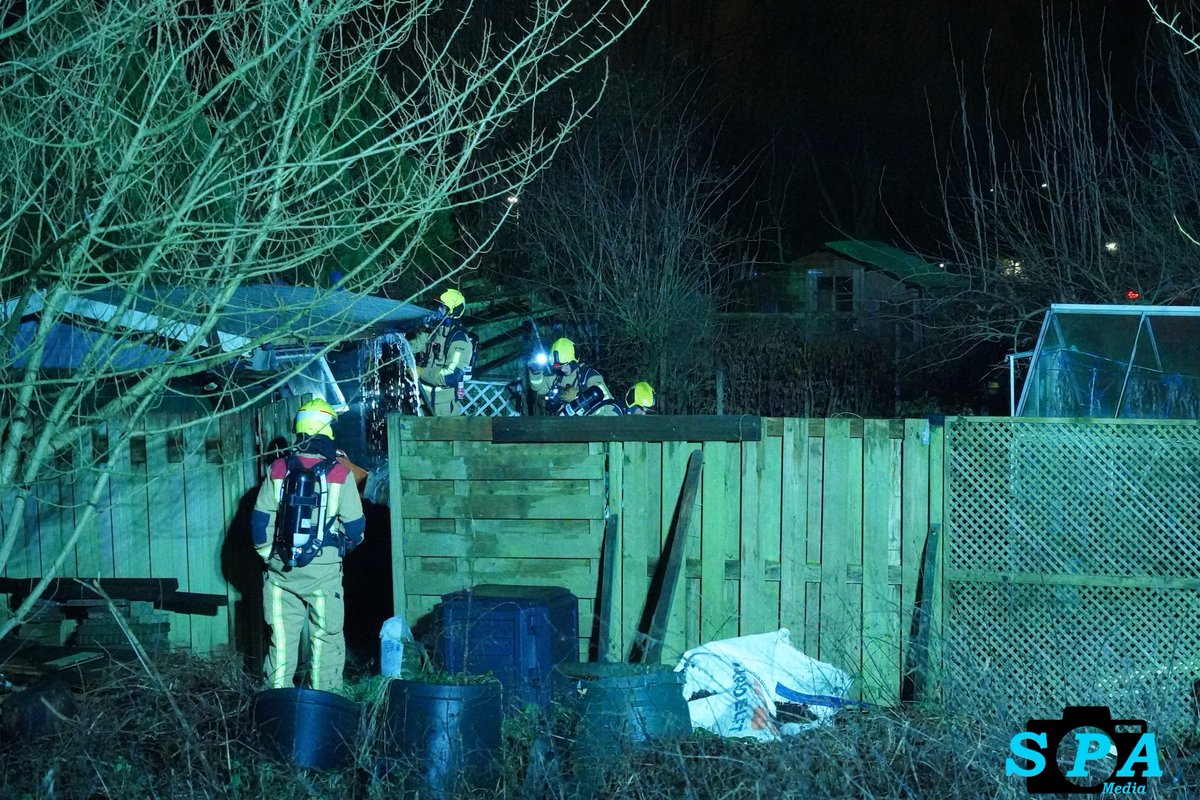 Brand in schuurtje volkstuinencomplex Pijnacker