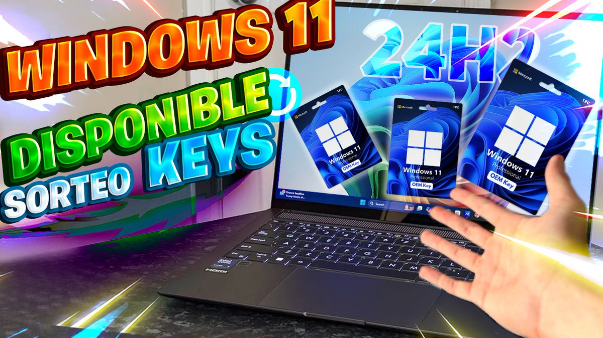 chucho_the_best's tweet photo. Windows 11 24H2 Mas DISPONIBLE YA! / SORTEO de 10 KEYS!

👉👉https://t.co/PoA15o7o0T
🌟Gran sorteo de 10 kEYS de Windows 11 pro
🌟Comentar, Darle ♥️, y RT
🌟Únete al grupo de WhatsApp: https://t.co/guPkwiINtI https://t.co/wfcxqW3VB5