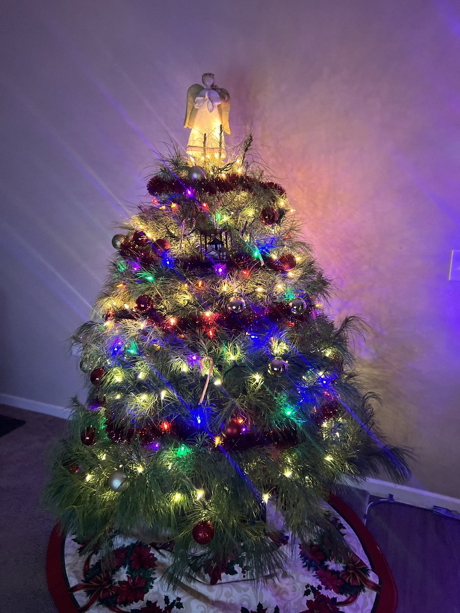 LilMsSmileyy's tweet photo. spent christmas away from home for the first time and my boyfriends family couldn’t be more loving and welcoming 🎄🎅🏻 also, here’s our first christmas tree ❣️👉👈 @icy https://t.co/e6Z42QrgGv