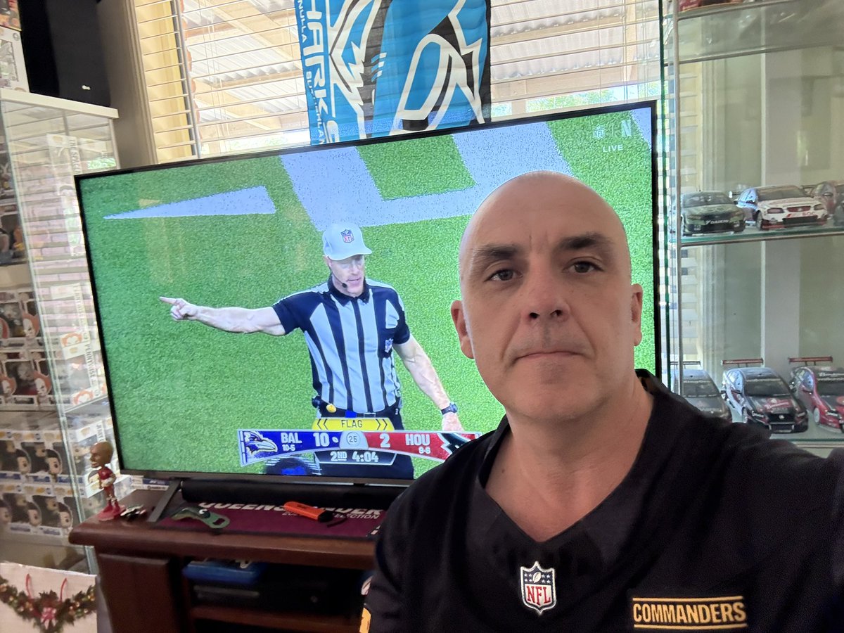 hobday36's tweet photo. Smashing out the NFL in Australia #NFLonNetflix @NFL @netflix #MerryChristmas P’s how good are the Commanders going. https://t.co/7nbB0JpunL