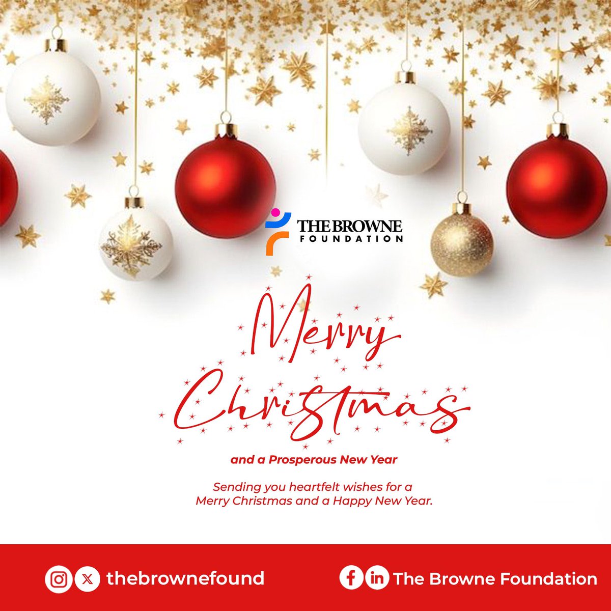 thebrownefound's tweet photo. The birth of Christ reminds us of God’s abundant mercy toward humanity. Through His teachings, Jesus showed us the importance of living for others and loving our neighbors as ourselves. The joy and warmth of the Christmas festivities serve as a powerful reminder of these values. https://t.co/o4fnYqqvxy