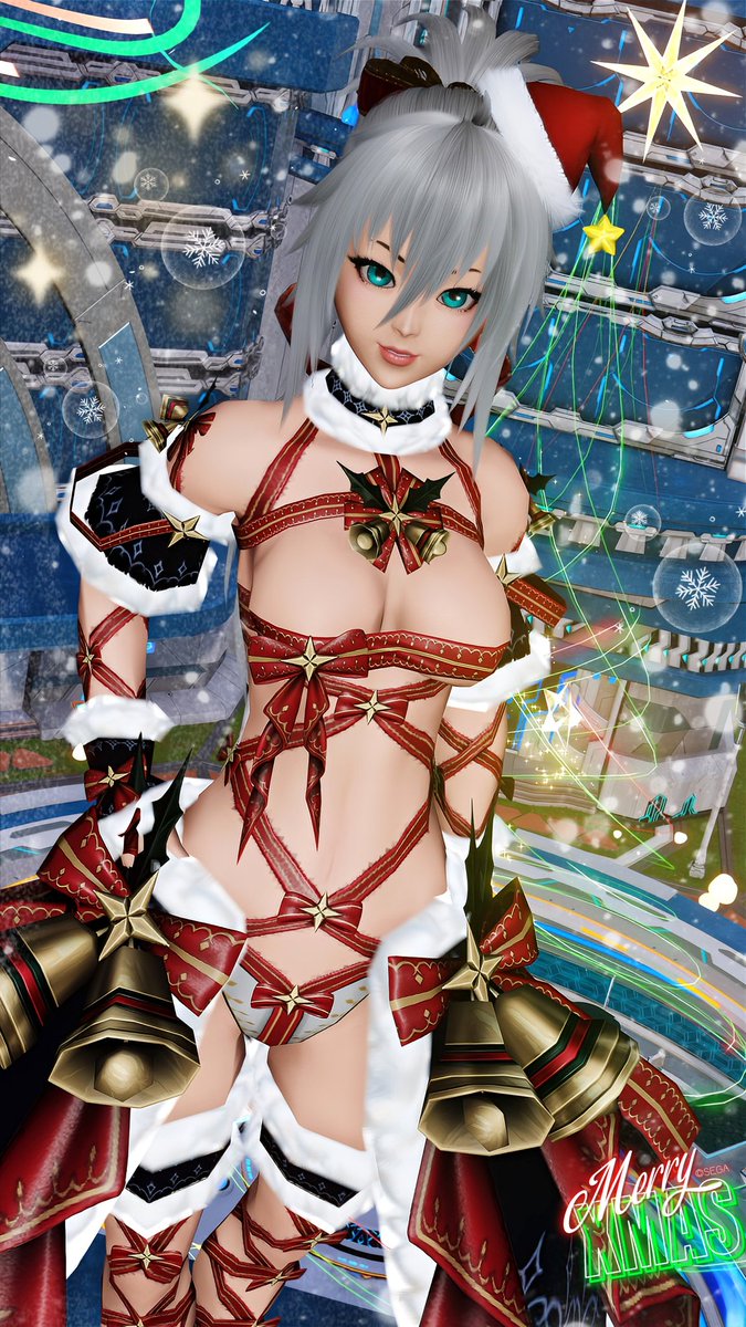 Spreading Christmas cheer one naughty smile at a time 🥰😈
Merry Christmas, Santa's little helper with a naughty twist 💋🎄🎁
#ma7ロゴ
#PSO2NGS_SS