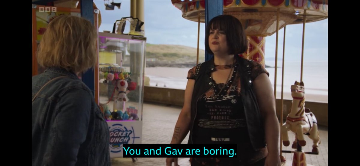 llggeorgia's tweet photo. Nessa voicing exactly what the audience has been thinking for the past 17 years. #GavinAndStacey https://t.co/D5O91xmpJg