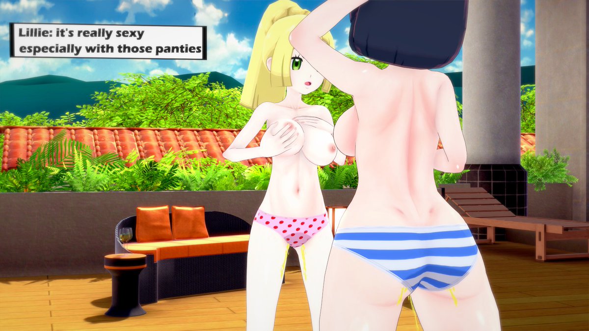 TheBestPervert's tweet photo. Lillie and Selene's Pantie Peeing (1/3) #omo #omorashi https://t.co/qq06yE2OX4