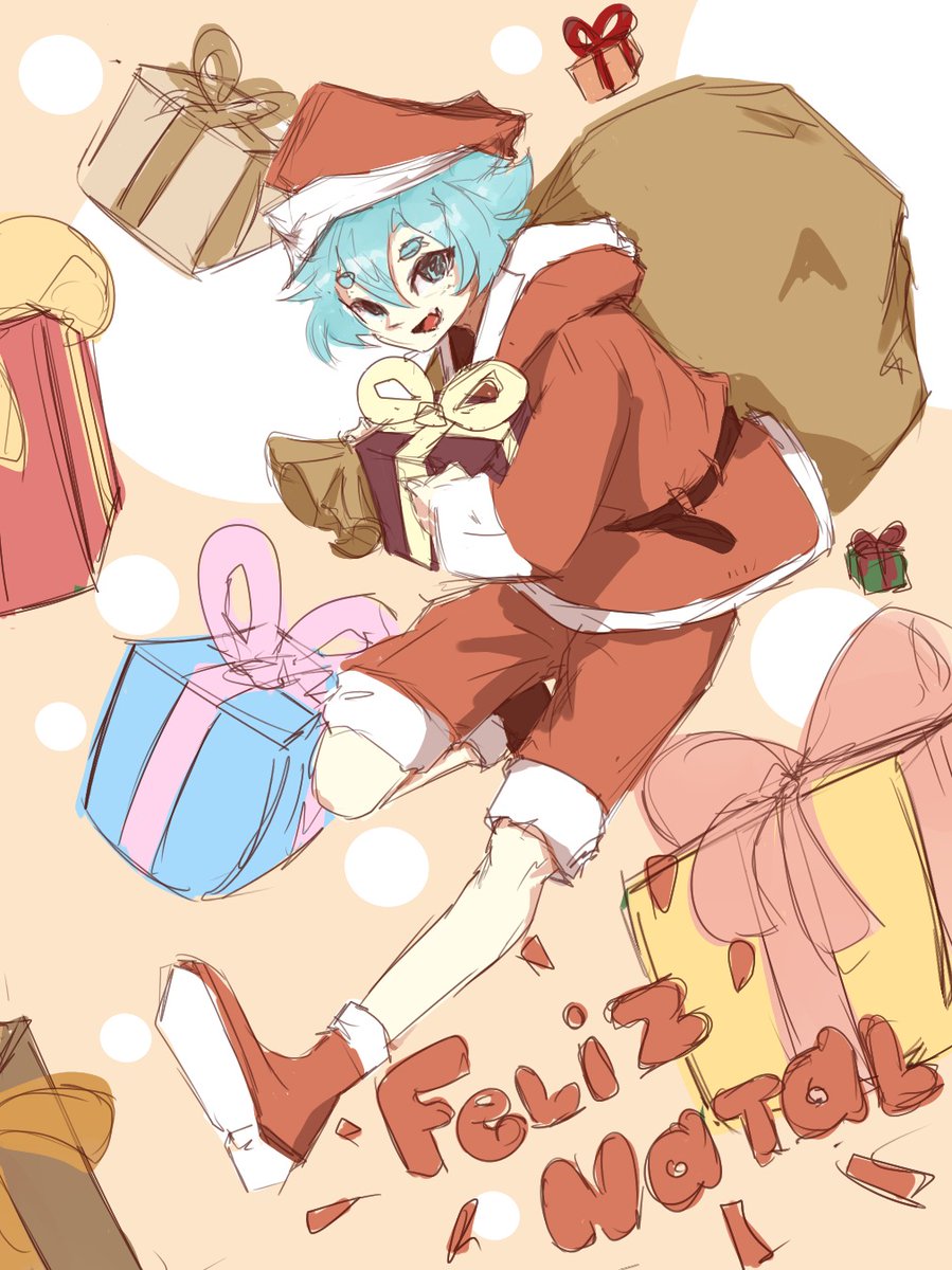 FunFer4's tweet photo. Happy Christmas 🎄🎁 

#art #oc https://t.co/qAPIHgemUQ
