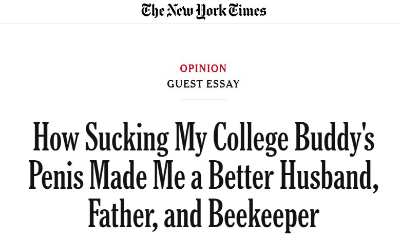 This article, was about me.