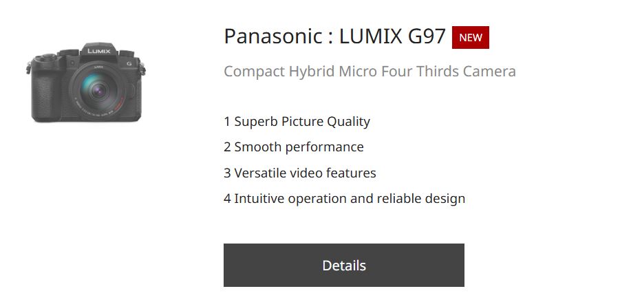 fourthirds43's tweet image. We’ve updated the official Four Thirds website with information about the Panasonic Lumix G97! 📷✨

Thank you for all your support throughout 2024! We look forward to seeing you again in 2025.

four-thirds.org/en/body/
#G97 #Lumix #MFT #MicroFourThirds