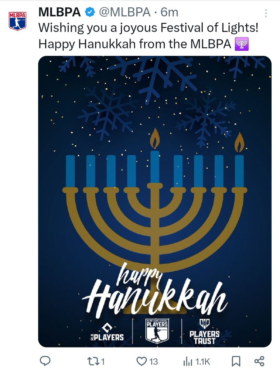 Ted Curtis (@tedcurtisstuff) on Twitter photo It's CHAnukah -- with a back-of-throat guttural sound -- not HAnukah. (Where that extra "k" comes from eludes me, but whatever.)
Leave it to my friends at the <a href="/BaseballHall/">National Baseball Hall of Fame and Museum ⚾</a> to get it the closest to correct.
Happy holidays everyone!
#Chanukah #Chanukkah #Hanukkah #HappyHolidays It's CHAnukah -- with a back-of-throat guttural sound -- not HAnukah. (Where that extra "k" comes from eludes me, but whatever.)
Leave it to my friends at the <a href="/BaseballHall/">National Baseball Hall of Fame and Museum ⚾</a> to get it the closest to correct.
Happy holidays everyone!
#Chanukah #Chanukkah #Hanukkah #HappyHolidays