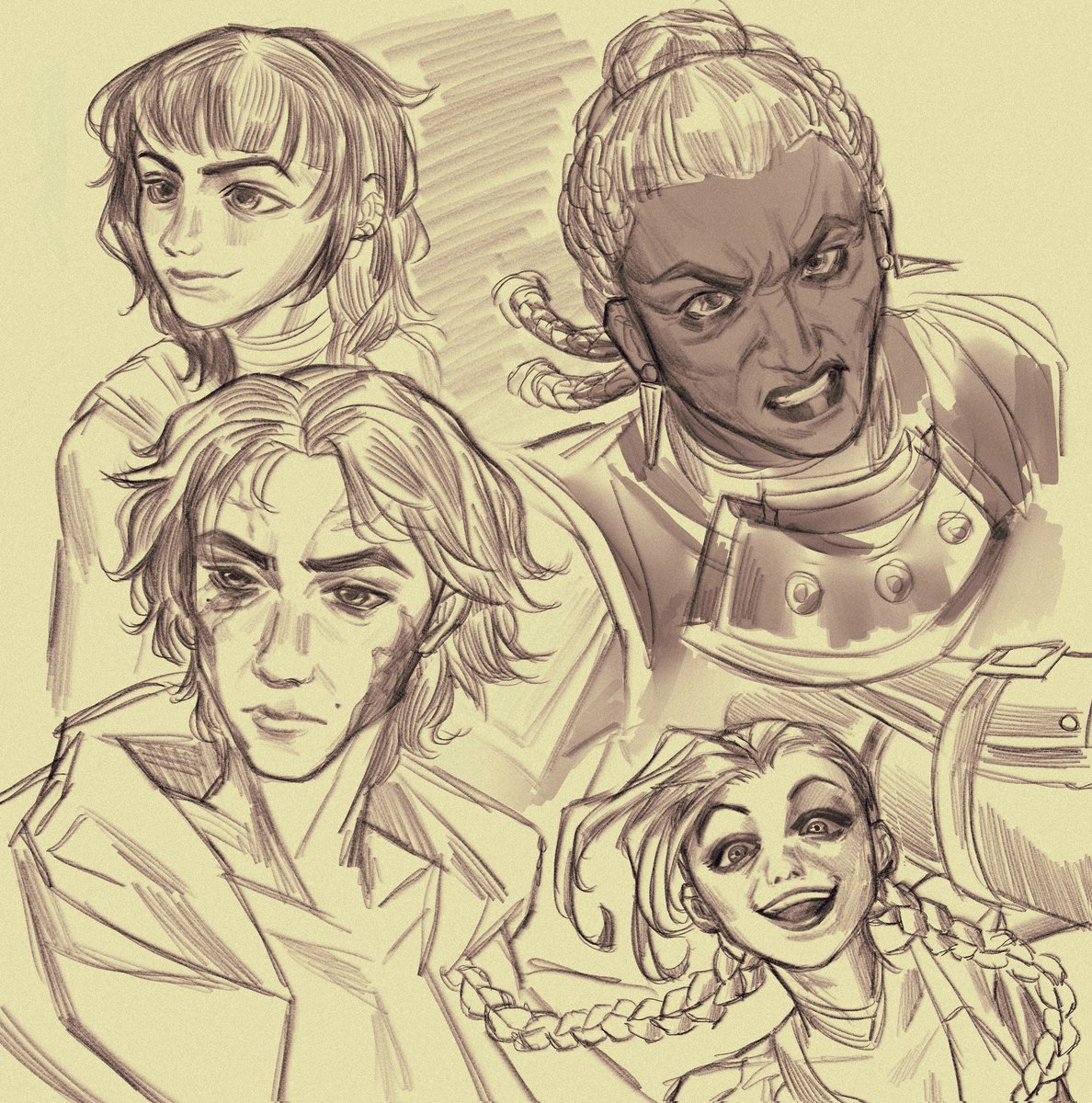 Arcane sketches (+ LoL jinx)!