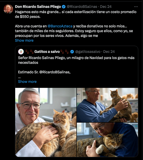 agrio_don's tweet photo. @RicardoBSalinas @BancoAzteca La Secretaría de Salud Capitalina puso en marcha la “Campaña Intensiva de Esterilización Canina y Felina 2024” que abarcó 16 alcaldías de la CDMX. La meta fue aplicar 5 mil 533 esterilizaciones, del 8 al 31 de octubre.
#Babosos 😠 https://t.co/jYqJwc96Ka