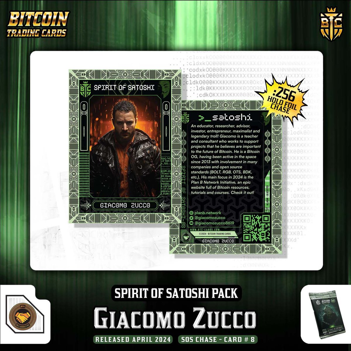 Giacomo Zucco – A True Bitcoin Maximalist 🔥 ✨ From the Spirit of Satoshi  Pack – Card #8 An educator, researcher, advisor, and legendary Bitcoin  advocate, @giacomozucco is a driving force for