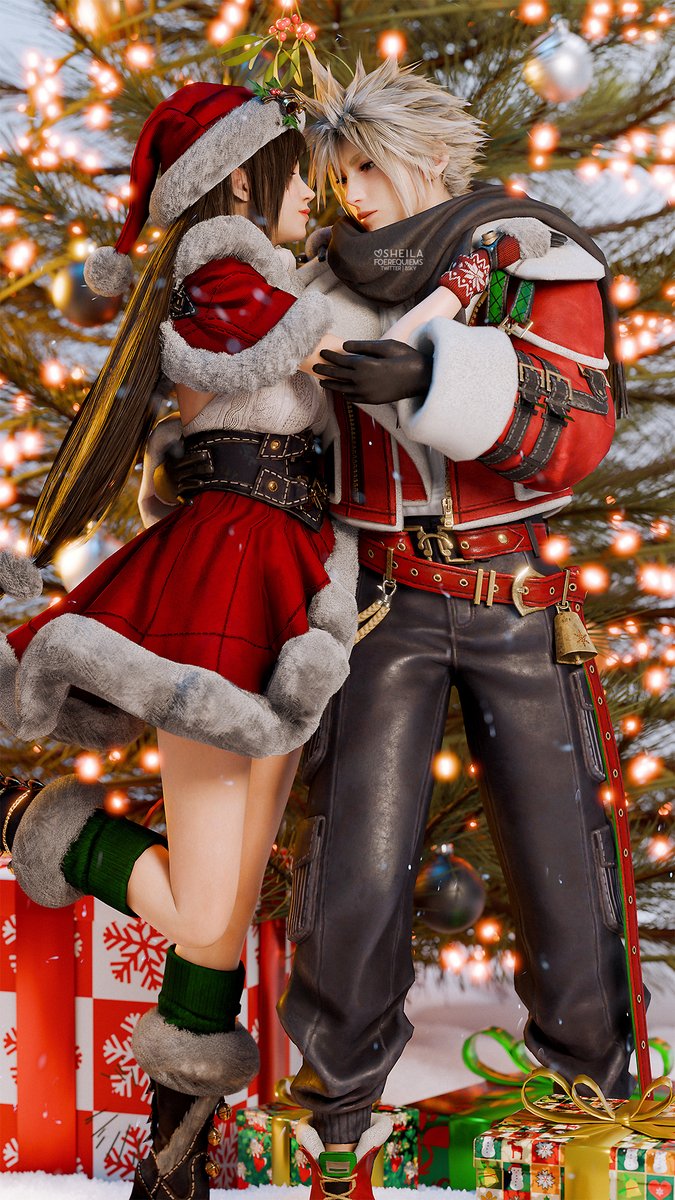 Happy Holidays!! ❤️💚🎁

#cloti #ff7r #ff7