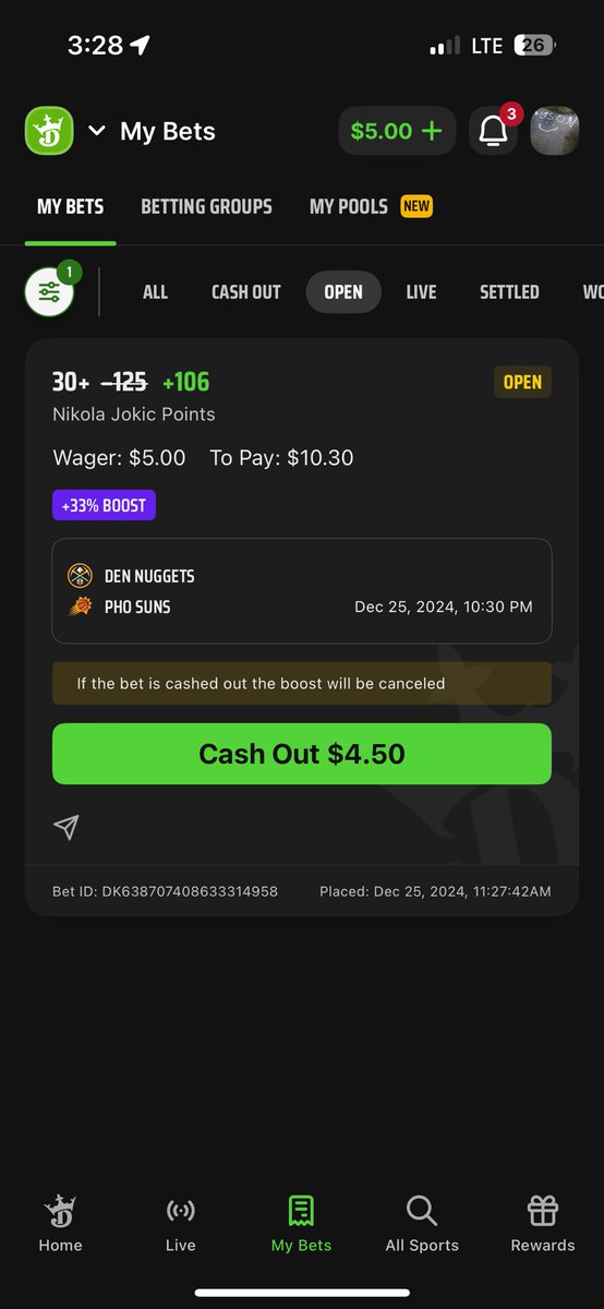 _Kyson_Western's tweet photo. @DKSportsbook #Slipsmas https://t.co/CfoGfdY6D2