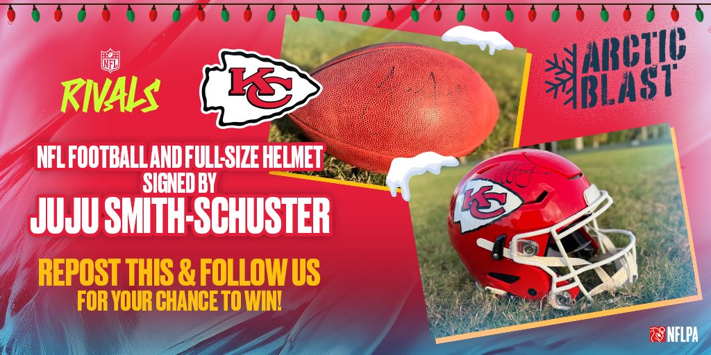 Doubling down for Christmas Day! 
JuJu autographed helmet AND ball ✍️
RETWEET THIS POST♻️
FOLLOW US ✅
For your chance to win! 🏆