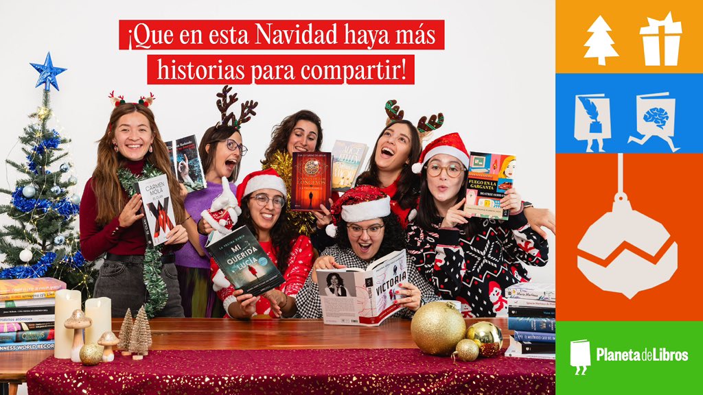 PlanetaLibrosMx's tweet photo. 🎄✨ En esta Navidad, celebremos la magia de leer y hagamos un propósito: que el próximo año nos encuentre con nuevos libros y más historias para compartir. 📖 #FelizNavidad 

#libros #NavidadConLibros #Bookmas #RecomendacionesNavideñas https://t.co/xVm4Yj5zvT