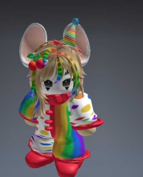 Manuh3ra's tweet image. Clown mouse