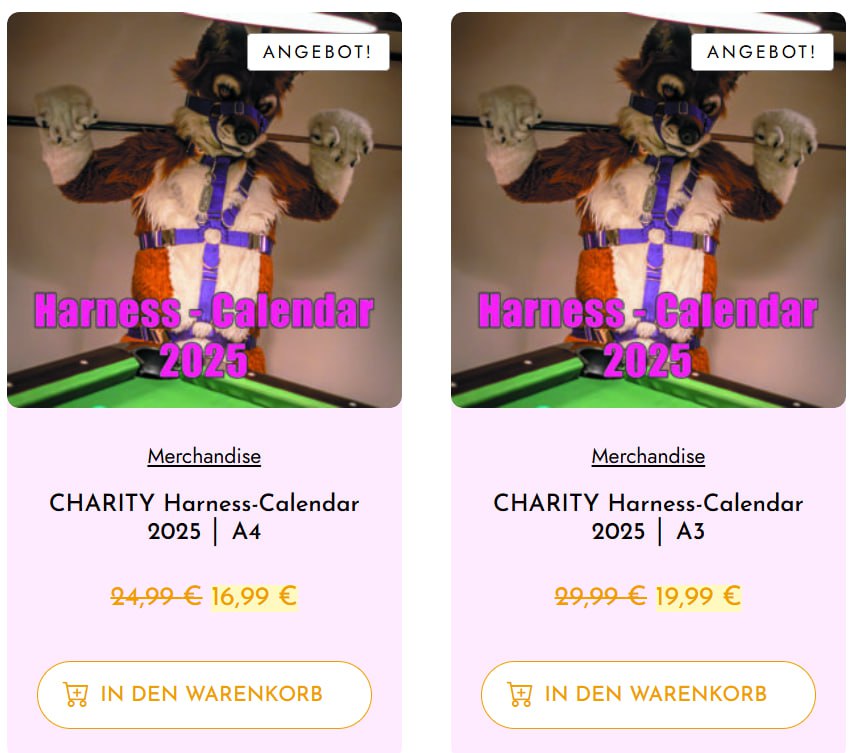 ⚠️⚠️#Charity action⚠️⚠️

Get a beautiful #harness #calendar for 2025 now.
As a good deed, 10 € per calendar sold will also go to the association “Tierisch Grenzenlos e.V.”

#Christmas 🎄present 5 € discount with the voucher code - BerkWolf -

Order here:
skippcreation.de/produkt-katego…