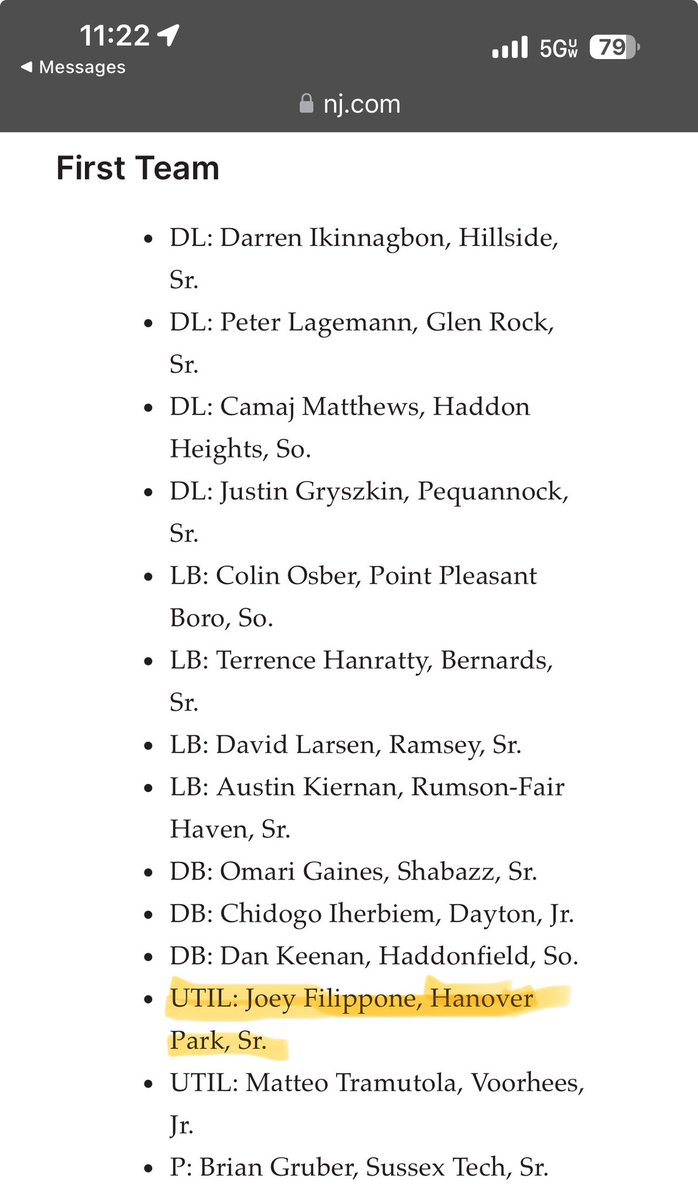 First team all group 2‼️