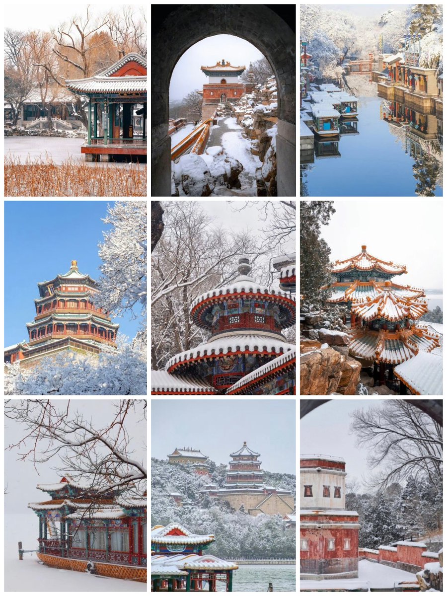 pierredu_91's tweet image. 雪后的颐和园，像个小孩穿上白色新衣~