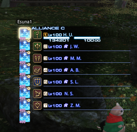 I know making macros is not good for combat jobs but I'm ready to esuna for chaotic alliance raid 😅 
#HibaAdventures