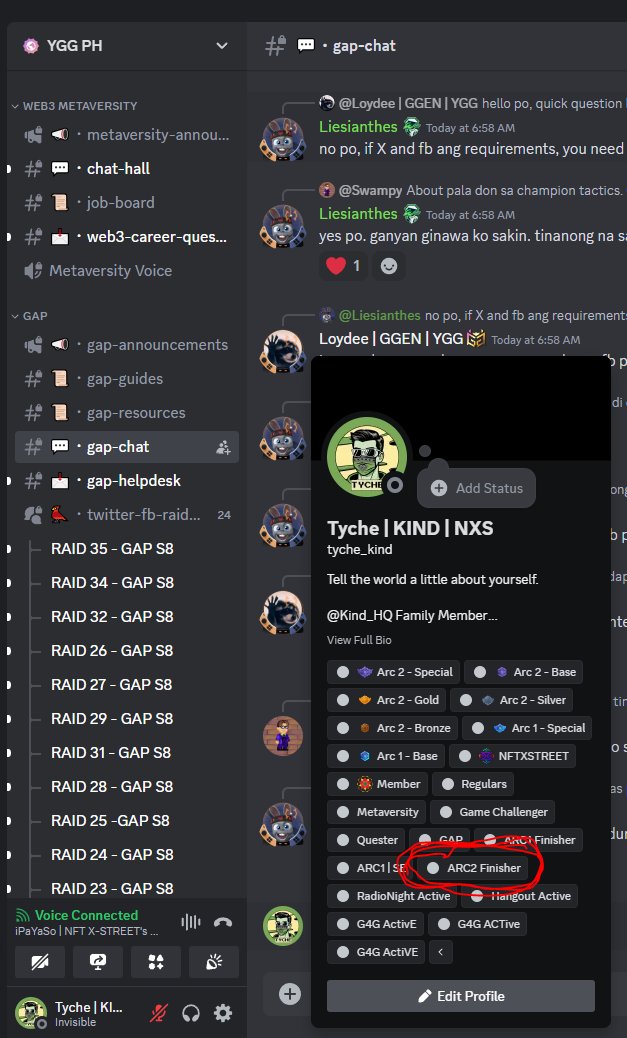 Tyche_KIND's tweet image. Sheeshh LFG! Arc 2!🚀💪
@YieldGuild @yggpilipinas #YGGGAPS8 #ARC2 #YGGPH