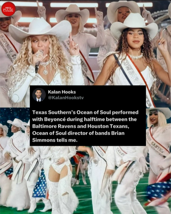 IWeaveSteve's tweet photo. Texas Southern's @TSUOceanOfSoul &amp; Their Band Director Brian Simmons @TheGreat_One91 Is A Class Act! Congrats To The Ocean Of Soul Representing For The Culture! #ThisIsTexas! https://t.co/EJZSACnR1u