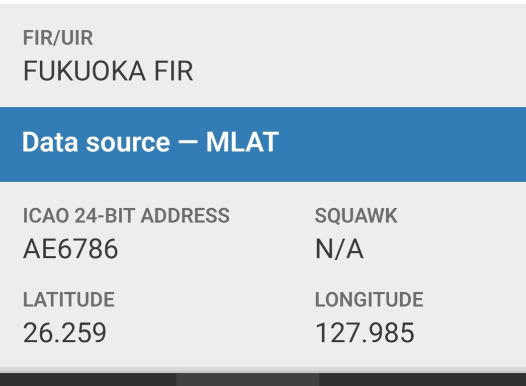 sipjack1776's tweet photo. P-8A ๐บ๐ฒ
#AE6786
Tracking south out of Kadena AFB
@Borrowed7Time @SR_Planespotter @N214WN @oko3618 https://t.co/AayiIDeRM6