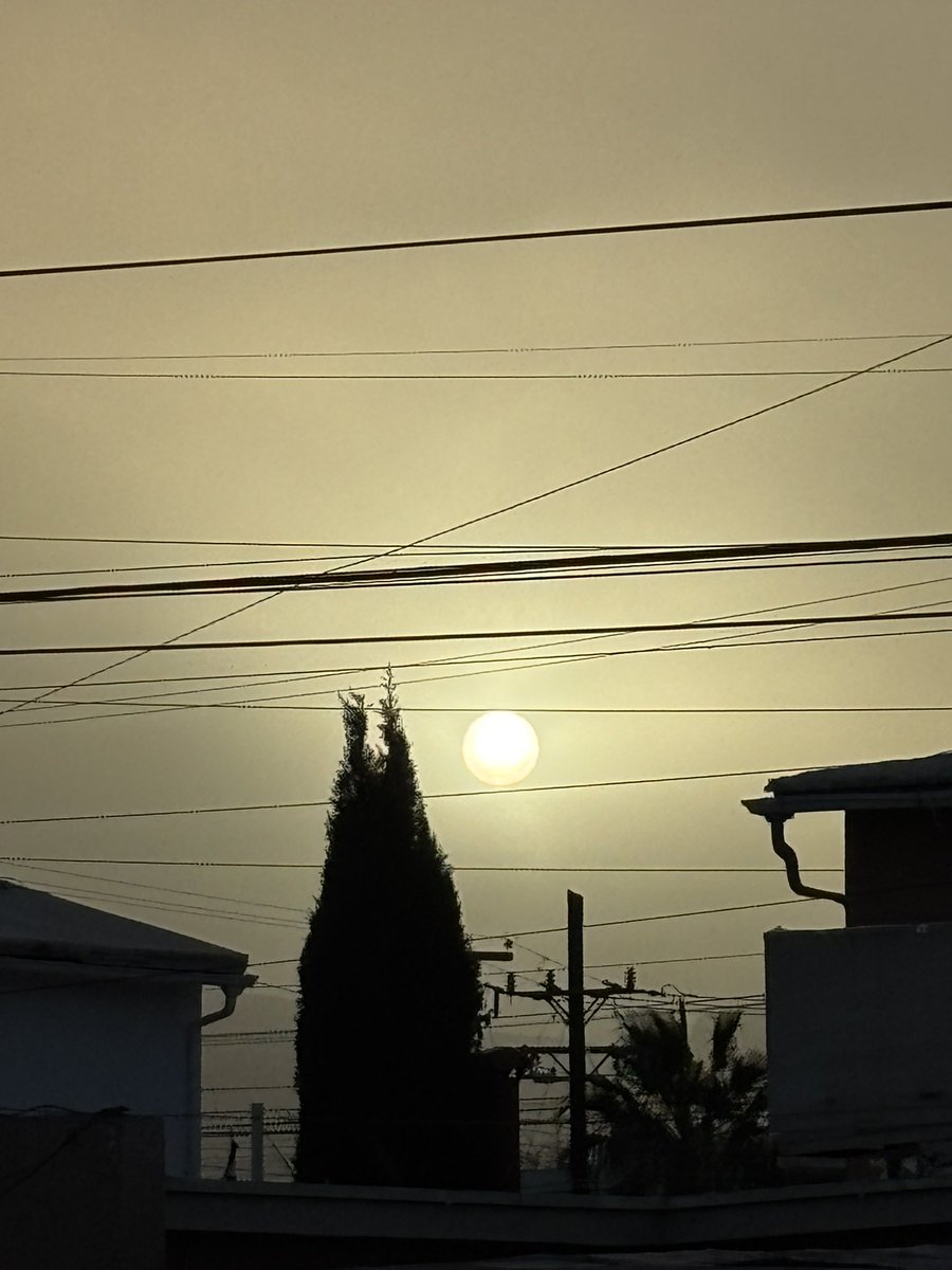 cielinni's tweet image. El sol de hoy en #CiudJuarez #FelizNavidad2024