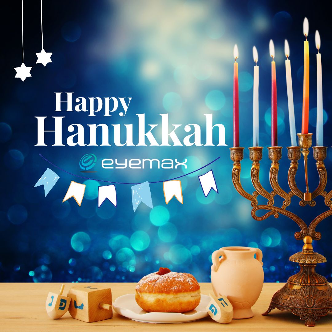 EyeMaxGroup's tweet image. Wishing you a joyful and bright Hanukkah! May this season bring peace, light, and happiness to you and your loved ones. 🕎✨

 #HappyHanukkah #Eyemax #OphthalmologyMarketing #EyemaxGroup