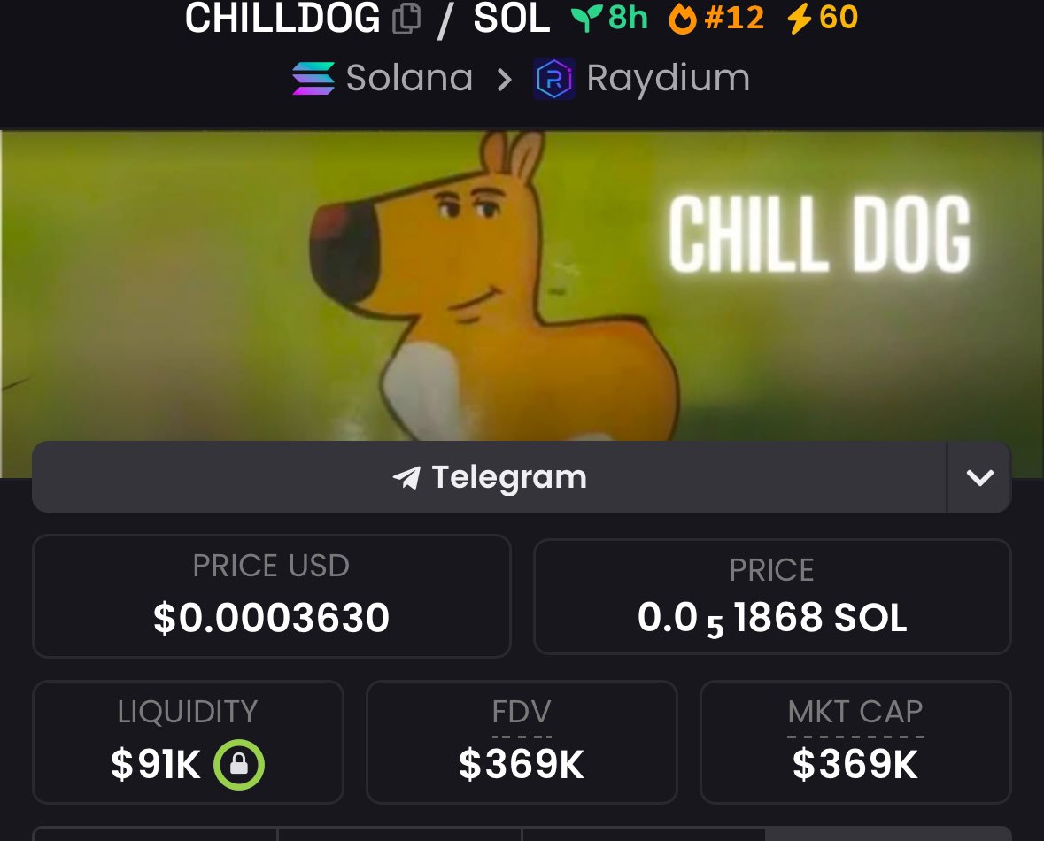 noah1337x's tweet photo. @notsoeasymoney $CHILLDOG CTO JUST WENT LIVE

HOP ON CHILLERS DOGGOS https://t.co/QEqN5REpRz