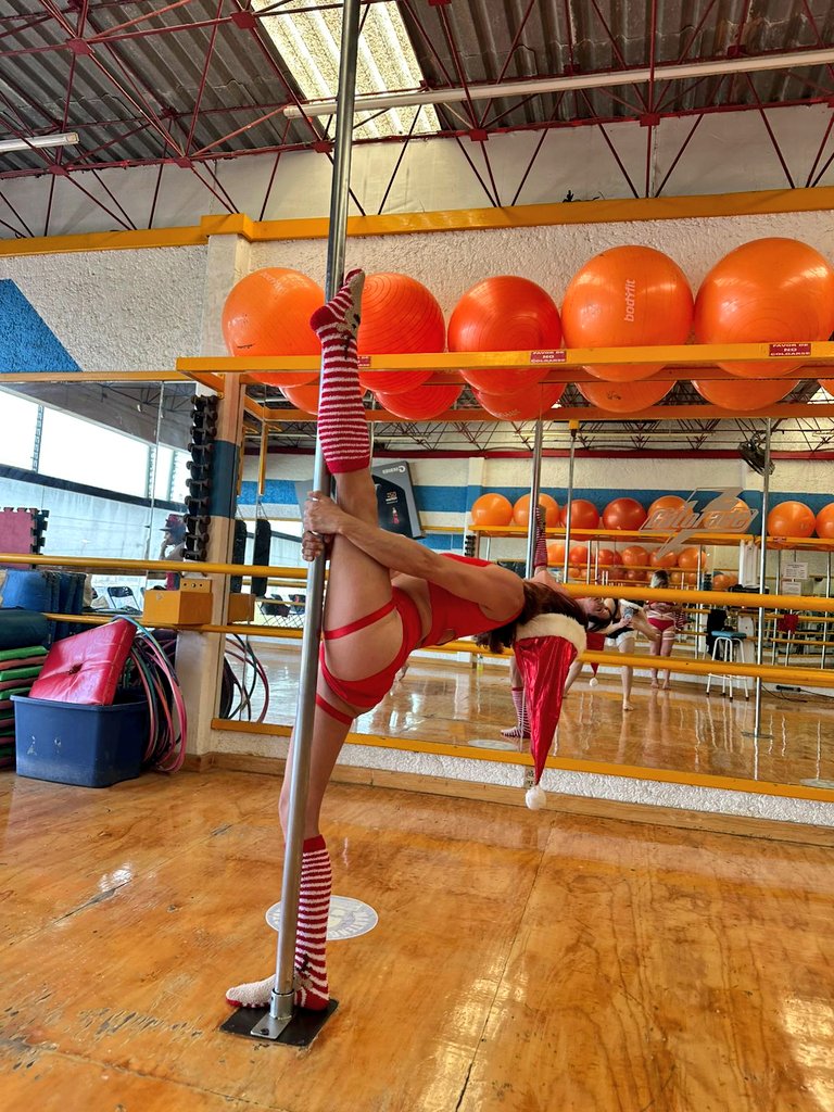 domelyAmaro's tweet photo. Me dijeron
- Abrigate bien para la #PoleParty
- Yo, ya me puse el gorrito y las calcetas.
#FelizNavidad
#Christmas
#PoleDancer
#Aerialist https://t.co/688MkB9CHB