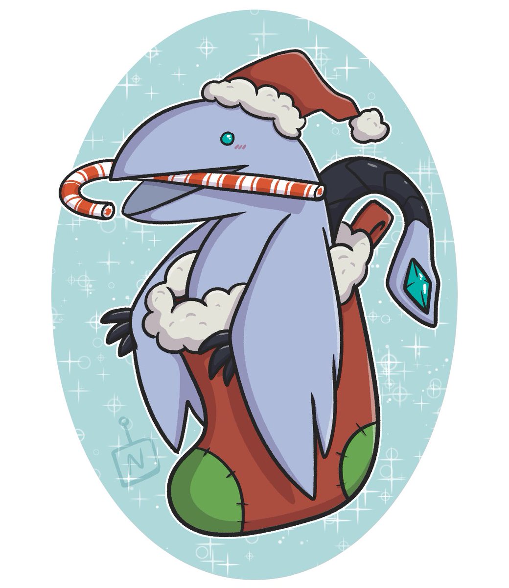 _Unexpectables_'s tweet photo. We here at The Unexpectables wish everyone here a wonderful Winter’s Breath! 
And Wark is wishing you a happy new year! https://t.co/3TnsJxqvQo