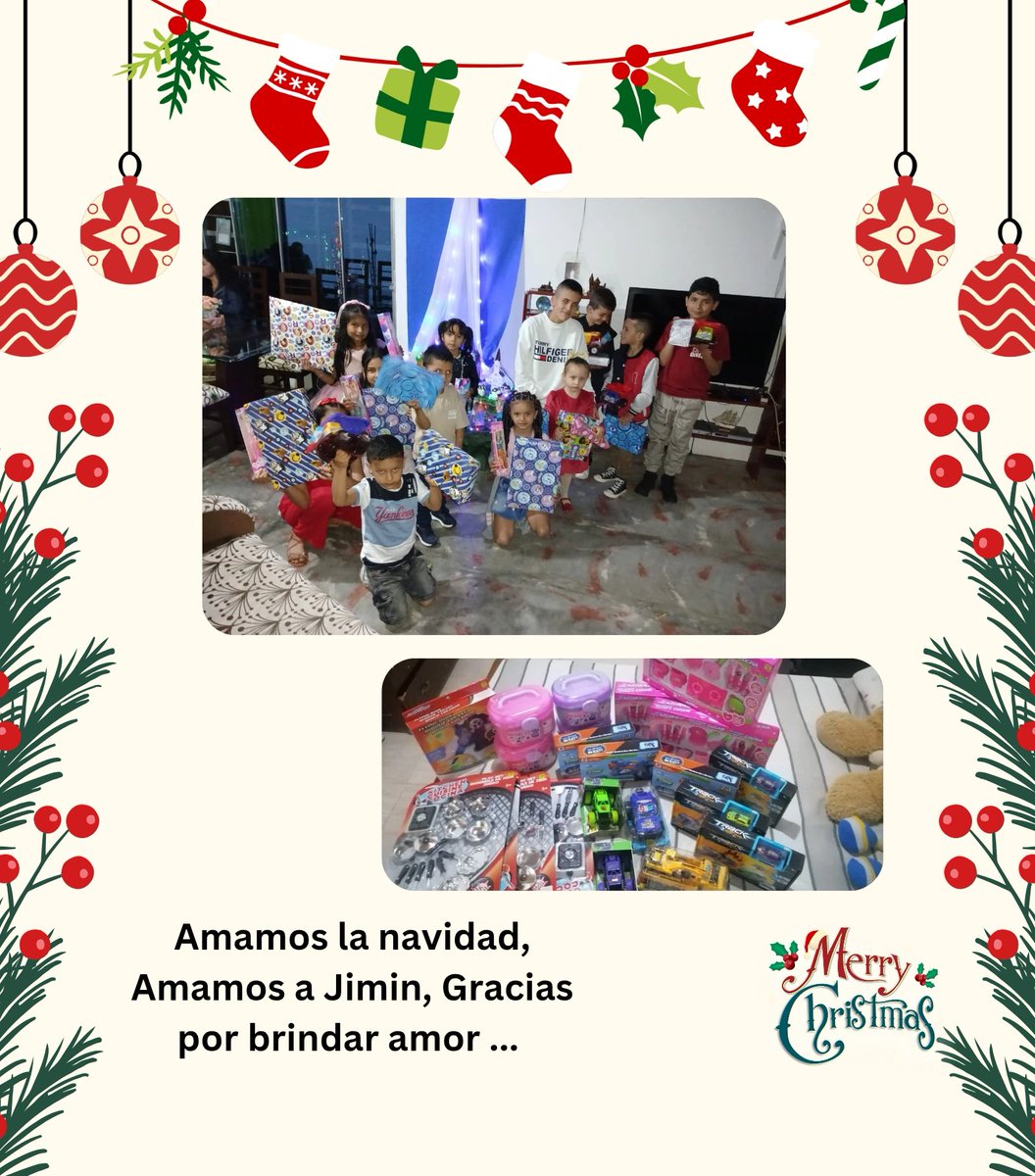 PJiminColombia's tweet photo. ✨ Feliz Navidad
Les deseamos desde la fanbase Park Jimin Colombia, y les presentamos nuestro proyecto por Navidad 🎄 en nombre de nuestro Artista Jimin, que es un Ángel en la tierra, gracias por dar tanto amor 🎁

Amamos la Navidad, Amamos a Jimin ✨ https://t.co/5sJNa2gXXb