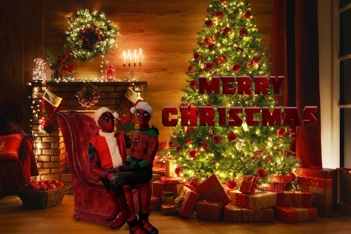 Merry Christmas! #deadpool #spiderman #deadpoolspiderman #spidermandeadpool #spiderpool #Christmas