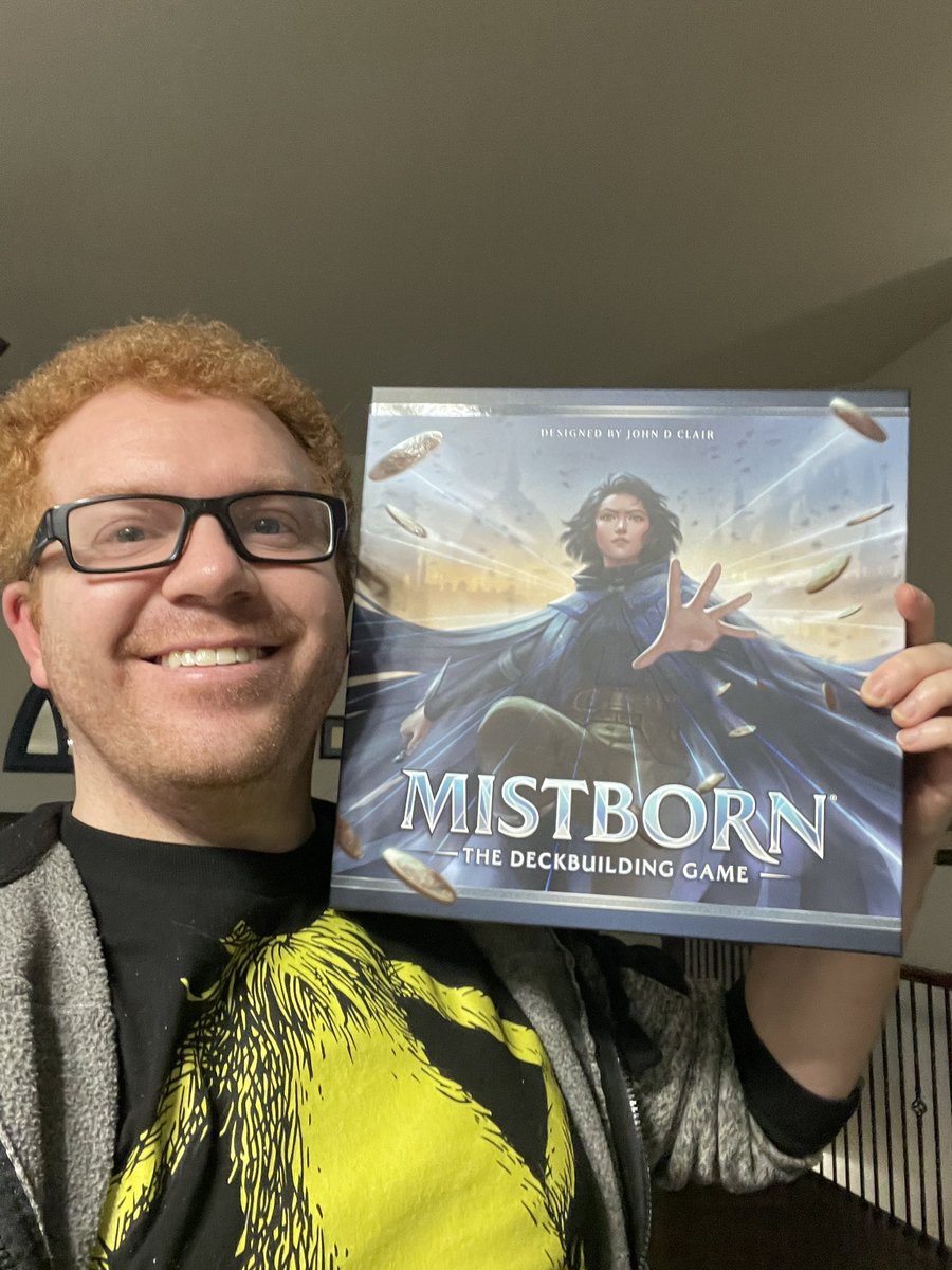 nerdmorning's tweet photo. Mistborn Deck building game from @bwisegames inspired but the books from @BrandSanderson @DragonsteelBook it was such a fun game to play! #cosmere https://t.co/zBqofwgLfL