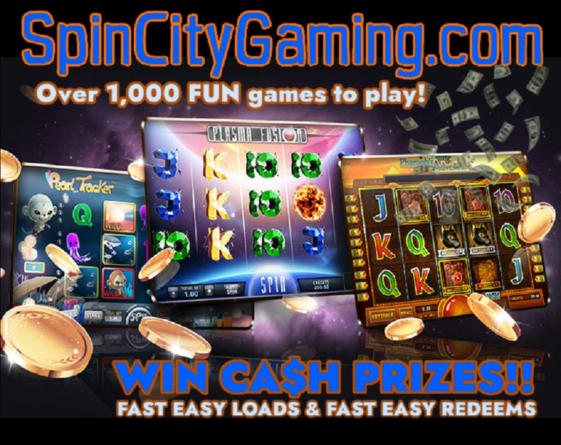 Play now @ SpinCityGaming.com
$10 Free play for new players.  
Win cash or crypto!