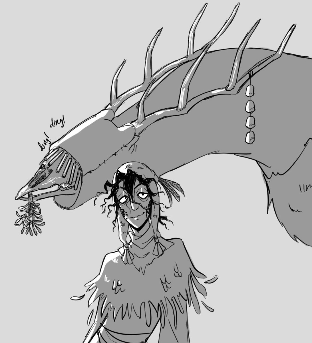 wilderwraith's tweet photo. Blessed Yule!

#ocs #originalcharacterart #characterdesign #fantasy #birchbones https://t.co/hA72vv8ZeD