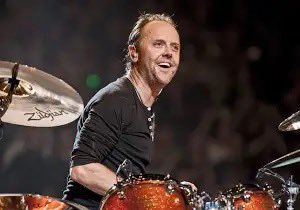 Happy birthday Lars Ulrich, 61 today drums, Metallica, (1991 UK No.5 single 'Enter Sandman', 1991 US &amp; UK No.1 album 'Metallica').