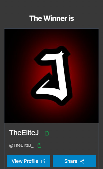 Winner of the Silver Package! <a href="/TheEliteJ_/">TheEliteJ</a> 🥳🥳
#EDcodes