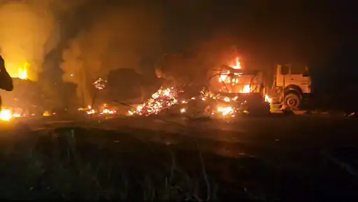 Ahmedabad-Rajkot Highway Accident: 4 Vehicles Collide, 2 Dead | DeshGujarat