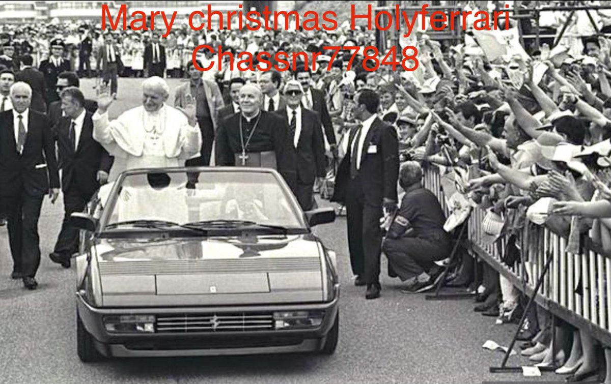 milanoauto's tweet photo. Merry Christmas Holy Ferrari chassnr77848 https://t.co/uXEsREFSGh
#holyferrari https://t.co/lKfkLom0WC