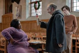 merlinpapin3's tweet photo. .@FredOL69007 .@tbarnaud #MerlinAwards2024 Voici Mon TOP30 des #MeilleursFilms vus en 2024
5 – #WinterBreak de Alexander Payne (2023) avec Paul Giamatti Dominic Sessa Carrie Preston Brady Hepner Michael Provost Darby Lee Stack Da’Vine Joy Randolph Oscar Whalberg Ian Dolley
Un instructeur maussade d'une école préparatoire de la Nouvelle-Angleterre reste sur le campus pendant les vacances de Noël pour garder une poignée d'étudiants qui n'ont nulle part où aller.
