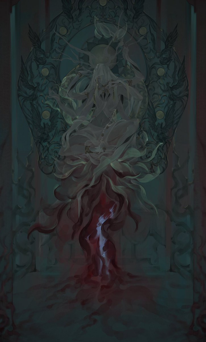 DecaM0702's tweet image. #HonkaiStarRail #Lan #Yaoshi 
The pureland ？or naraka