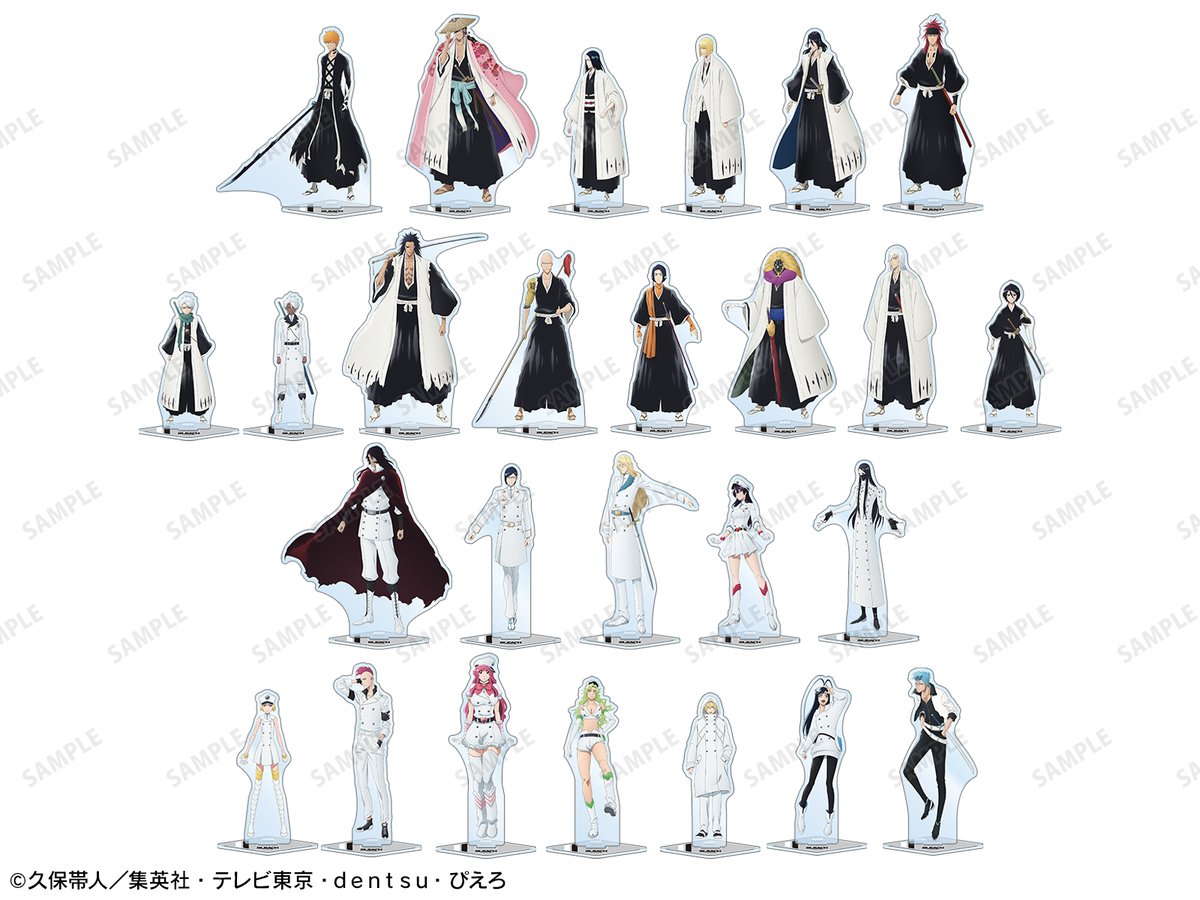 ジャンプフェスタ2025で先行発売された『BLEACH 千年血戦篇』のグッズ