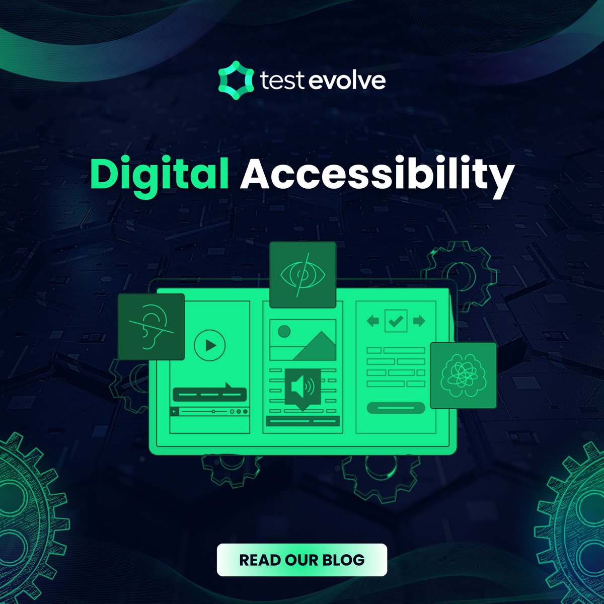 Test_Evolve's tweet photo. Test Evolve Blog : #DigitalAccessibility Evolution

Only 3% of internet content meets full accessibility compliance. From #WCAG to AI-powered tools, we're making technology accessible for all.

Learn More : https://t.co/cQXWp5t7Dl

#accessibilitytesting https://t.co/5xsulfbHKb