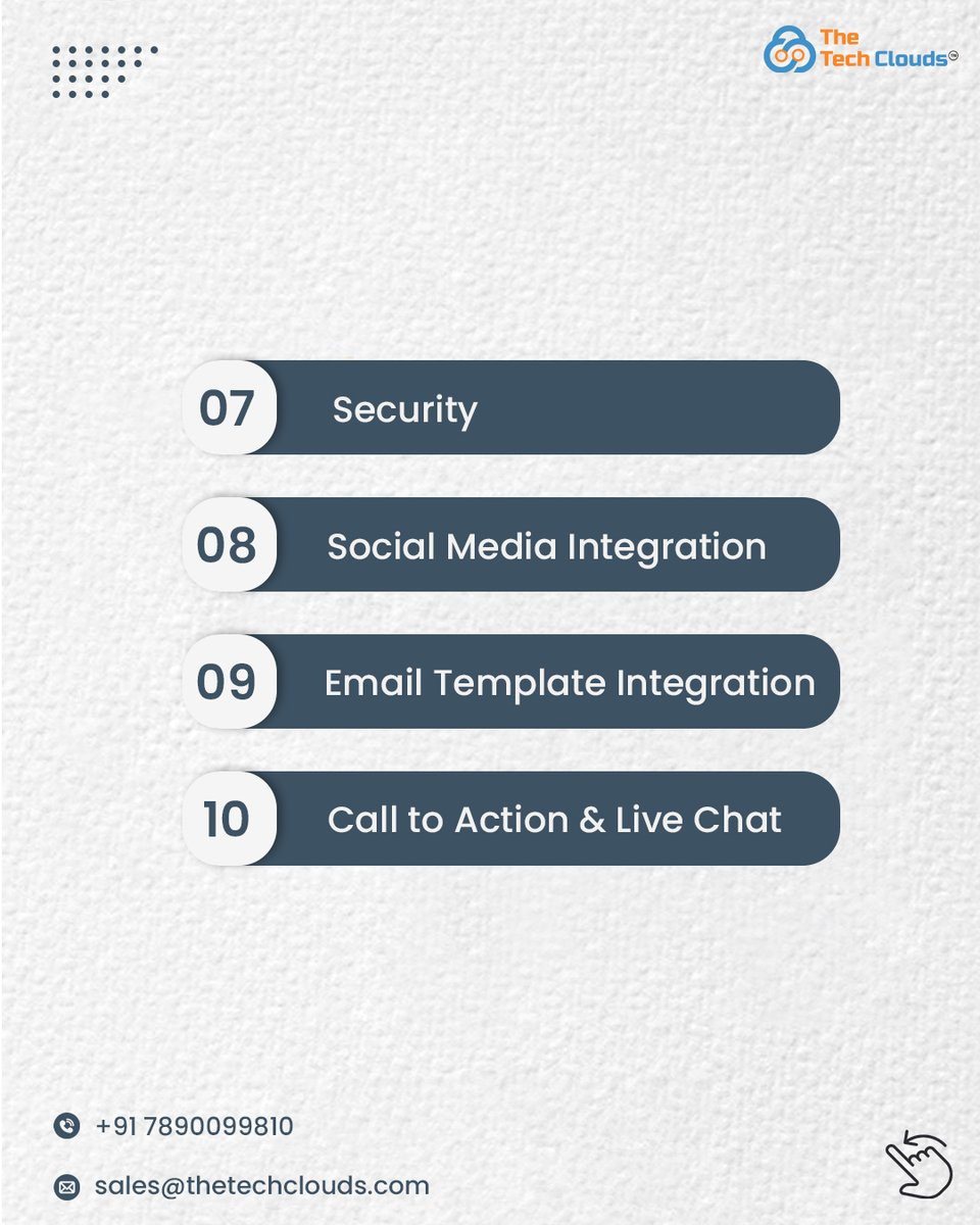 thetechclouds's tweet photo. 🌐 Unlock Your Business's Full Potential! 🚀

Check out the Top 10 Essential Features Every Business Website Must Have to shine online. 🖥️💡

📧 sales@thetechclouds.com | ☎️ +91 7890099810
#WebDevelopment #WebsiteDesign https://t.co/DuSZtU9khN