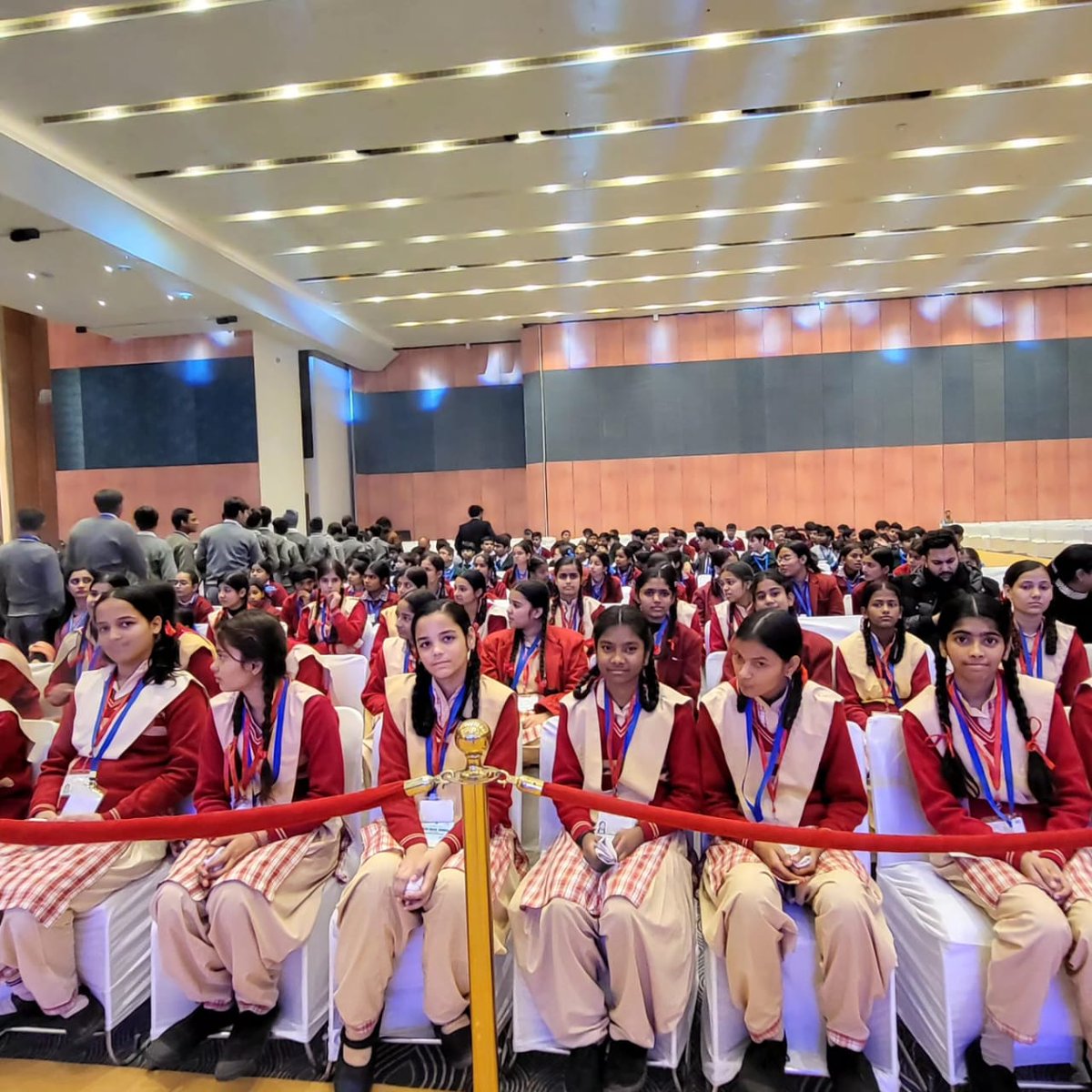 _NSSIndia's tweet photo. Stay tuned!
The stage is set, and our NSS volunteers are eagerly awaiting the commencement of Veer Bal Diwas 2024! https://t.co/Vrq9oXm7Hc